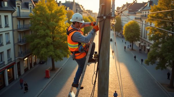 Comment se déroule l'installation de fibre optique à Épinal ?